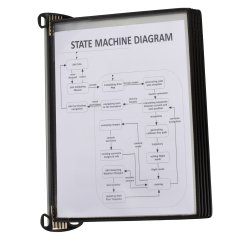 Clasificador de pared magnético profesional Djois by Tarifold con 5 bolsillos para formato A4