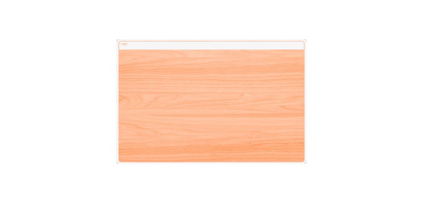 Sous-main hêtre à rabat transparent Cep Silva - 58.5 x 38.5 cm