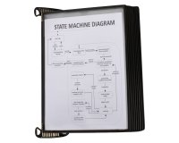 Clasificador de pared magnético profesional Djois by Tarifold con 10 compartimentos para formato A4
