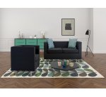 Fauteuil tissu classique Rubic