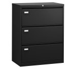 Crédence métal pour dossier suspendu L.80 cm 3 tiroirs