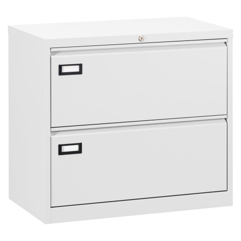 Crédence métal pour dossier suspendu 2 tiroirs