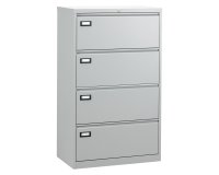 Archivador gran capacidad An 80 cm 4 cajones gris