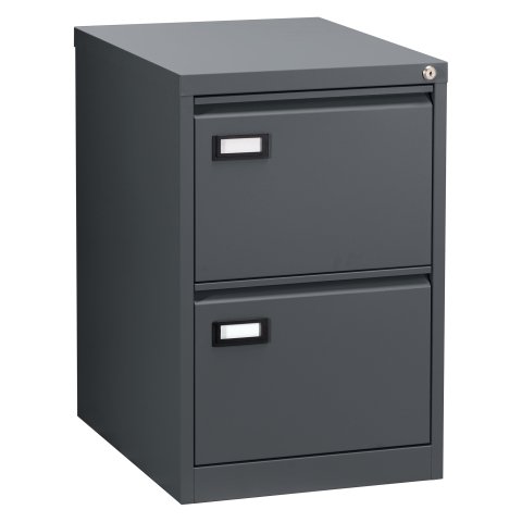 Archivador monobloc Pro 2 cajones antracita