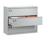 Crédence métal pour dossier suspendu L.120 cm 3 tiroirs