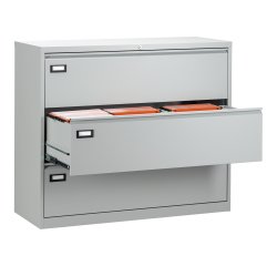 Crédence métal monobloc pour dossier suspendu