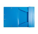 Chemise à élastique 3 rabats plastique Forever Young Exacompta 24 x 32 cm - Dos 3 cm couleurs assorties