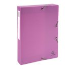 Boîte de classement plastique Forever Young Exacompta - Dos 4 cm couleurs assorties