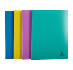 Protège-documents Forever Young Exacompta polypropylène A4 30 pochettes - 60 vues couleurs assorties