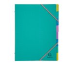 Trieur plastique Forever Young Exacompta 8 divisions couleurs assorties