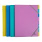 Trieur plastique Forever Young Exacompta 8 divisions couleurs assorties