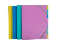 Trieur plastique Forever Young Exacompta 8 divisions couleurs assorties