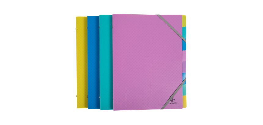 Trieur plastique Forever Young Exacompta 8 divisions couleurs assorties