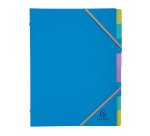 Trieur plastique Forever Young Exacompta 8 divisions couleurs assorties