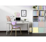 Classeur à levier en carton Prem Touch Aquarel Exacompta A4  - dos 8 cm