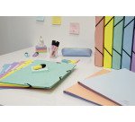 Surtido de carpetas con gomas y 3 solapas cartón Exacompta Aquarel 24 x 32