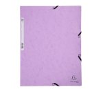 Chemise à élastique 3 rabats carton Exacompta Aquarel  24 x 32 dos 3 cm