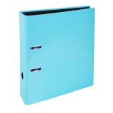 Lever arch file in cardboard Prem Touch Aquarel Exacompta A4 - back 8 cm pastel blue 