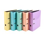 Classeur à levier en carton Exacompta Prem Touch Aquarel Exacompta A4  - Dos 8 cm couleurs assorties