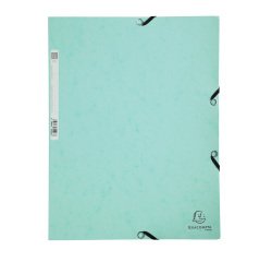 Carpeta con gomas y 3 solapas cartón Exacompta Aquarel 24 x 32 colores pastel