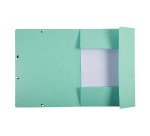 Carpeta con gomas y 3 solapas cartón Exacompta Aquarel 24 x 32 colores pastel