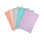 Protège-documents Exacompta Aquarel polypropylène A4 30 pochettes - 80 vues couleurs assorties
