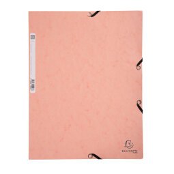 Folder with elastic and 3 flaps cardboard Aquarel Exacompta 24 x 32 back 3 cm colours 