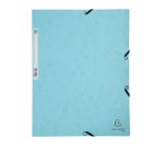 Chemise mit elastischen 3 Klappen aus Karton Aquarel Exacompta 24 x 32 Rücken 2,5 cm Farben.