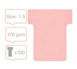 Fiches T indice 1,5 / 45 mm - Lot de 100