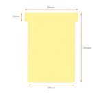 Fiches T indice 3 / 92 mm - Lot de 100