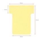 Fiches T indice 1,5 / 45 mm - Lot de 100
