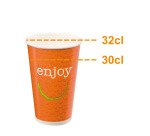 Gobelet en carton Enjoy - 30 cl - Lot de 300