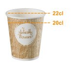 Gobelet "Bioware" jetable carton 28 cl - Lot de 400