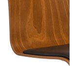 Chaise de bureau JADE - bois teinté