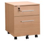 Caisson mobile bois 2 tiroirs - O-Line 2