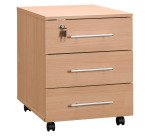 Caisson mobile bois 3 tiroirs - O-Line 2