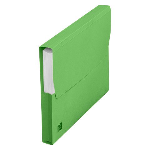 Subcarpeta canguro con fuelle Oxfors colores vivos A4 paquete de 50 verde
