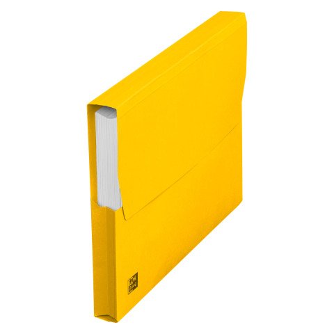 Subcarpeta canguro con fuelle Oxfors colores vivos A4 paquete de 50 amarillo