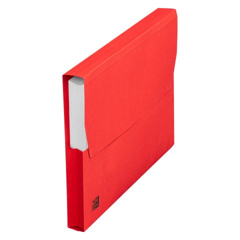 Subcarpeta canguro con fuelle Oxfors colores vivos A4 paquete de 50 rojo