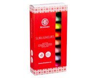 Highlighters Bruneau assorted colours - set of 8