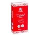 Stylo bille Bruneau 4 couleurs rétractable pointe 1 mm - écriture 1 moyenne