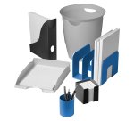 Papelera Durable gama Eco 16L gris 100% reciclado