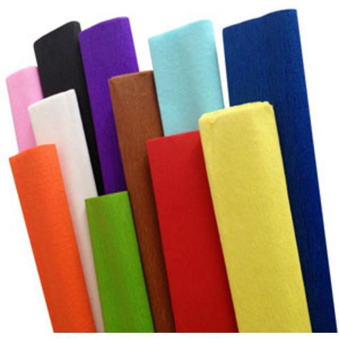 Papel Crespón Canson - Rollo 50x250cm (Amarillo Limón, 30gsm)