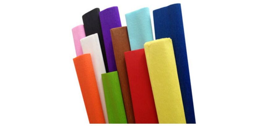 Papel Crespón Rollo 50x250 Negro 