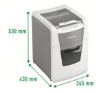 Destructora Leitz IQ Auto+ Small Office 100 - Corte partículas