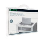Feuilles pré-lubrifiées Leitz pour destructeurs - Paquet de 12