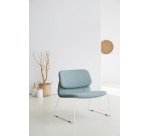 Chaise d'accueil SOLAIRU piètement traineau