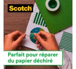 Dévidoir adhésif Scotch invisible + rouleau 19 mm x 7,5 m