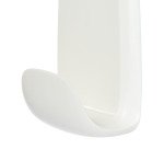 Patère blanche nacrée avec 2 languettes 3M Command™