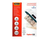 Pochettes de plastification Fellowes A4 2 x 125 µ brillantes - Boite de 25